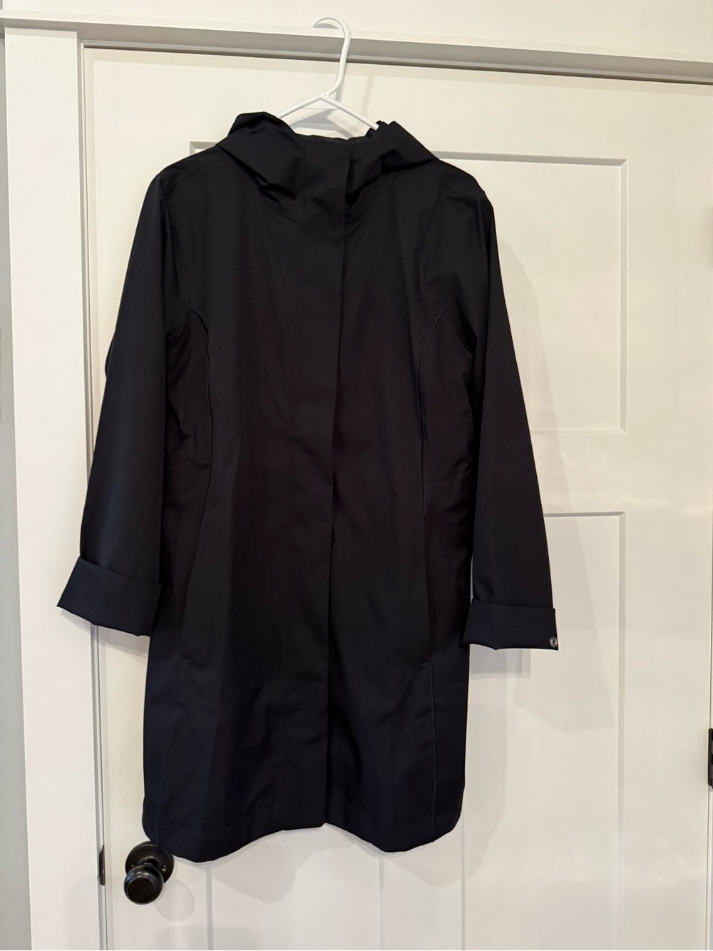 Athleta Black Jacket with a hood